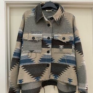 Aztec Western Shacket